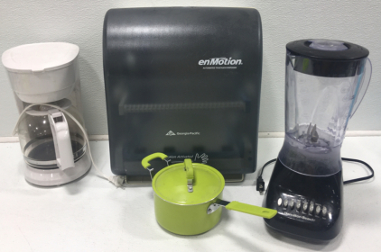 Coffee Pot, Blender, Pot, Touchless Dispenser