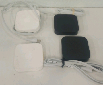 (2) Apple Airport WiFi Routers (2) Apple TV Devices