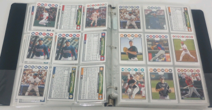 Binder With Approximately (450) 2008 Topps and 2008 Topps Allen Gunter Baseball Cards