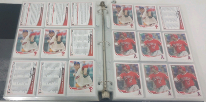 Binder With Approximately (450) 2013 Topps Baseball Cards Including (13) Manny Machado Rookie Cards