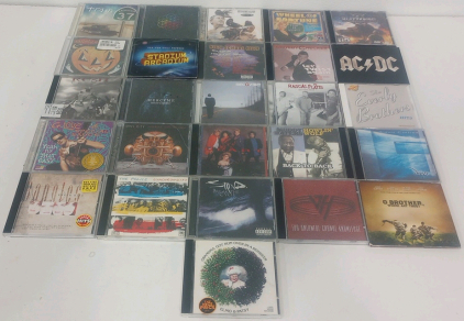 (26) Various Rock And Hip Hop Compact Disc CDS Including AC/DC, Van Halen And More!!