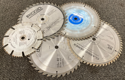 (5) Circular Saw Blades