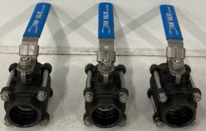 (3) FN 1 1/2’’ FNW 1000 WOG Valves