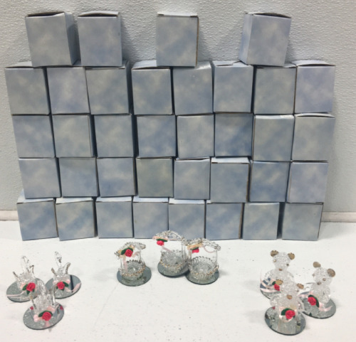 Large Lot Of Glass Knickknacks