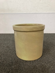 Antique Crock 7.5&rdquo;H x 7&rdquo;D