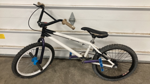 20” BMX Bicycle (White and Black)