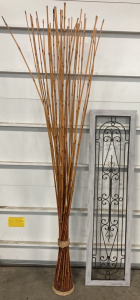 Bamboo Stick Home Decor, Wood/Metal Decor