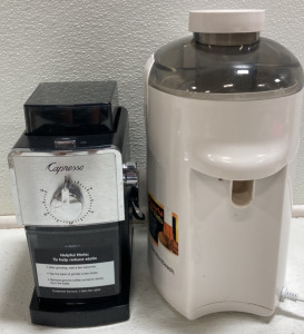 Hamilton Beach Juicer, Capresso Electric Coffee Grinder