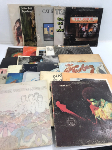 (27) Vintage Vinyl Records Including Jimmy Hendrix, Elton John & More!!