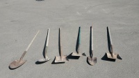 Assorted Wood Handled Shovels & Spades