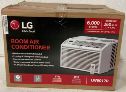 LG Room Air Conditioner 21’’ x 35’’ x 12’’ Fir