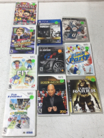 (10) Different Video Games Including PS4 Tom Clancy&rsquo;s RainbowSix Siece, Deca Sports For Wii, Madden 13 PS3, And More