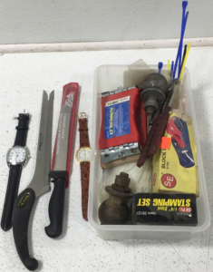 Diamond Cut Carving Knife, Miracle Blade The Perfection Series Knife, Black& Silver Watch, And More