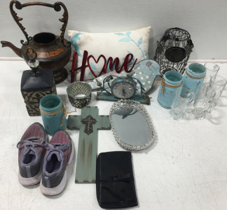 Lots Of Various Home Decorations+ Shoes