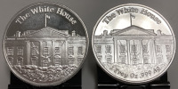 (2) One Troy Ounce 999 Fine Silver Trump Rounds— Verified Authentic - 2