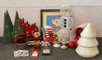 Christmas Decor!!! Cookie Jar, Ornaments, Wooden Decor, and More
