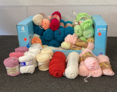 Vintage Yarns (30+ Skiens; Cotton, Acrylic, Acrylic/Nylon) * Lily Sugar & Cream, Caron, and Red Heart*