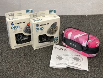 Pink Camo iHome and Snowshoe Winter (Small and Large Size)