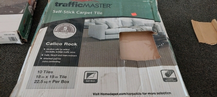 Assorted Carpet Tiles.