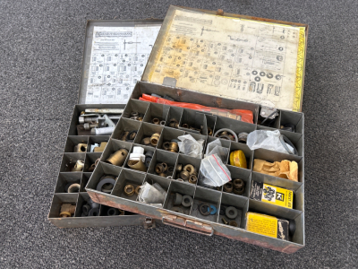 (2) Metal Organizers with Hardware