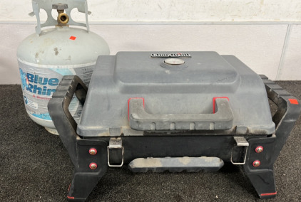 Blue Rhino Propane Tank and Char-Broil Portable Grill