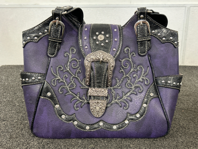 Purple Bling Purse