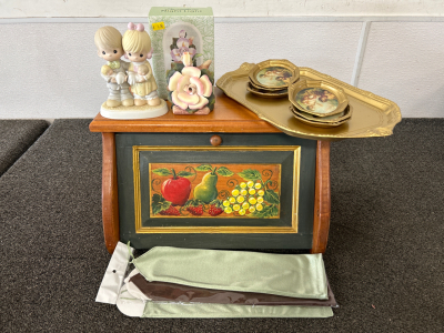 Bread Box, Night Light, Precious Moments Figurine and More