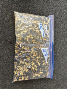 (1000) Count Mixed 45 ACP Brass Casings/ Head Stamps
