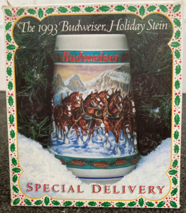 The 1993. Budweiser Holiday Stein