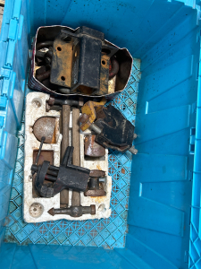 Vintage tools: hammers, clamps and more! Please inspect.