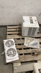 Window AC Unit And Window Fan