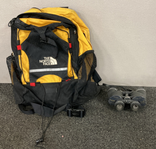 “The North Face” Backpack & Binoculars