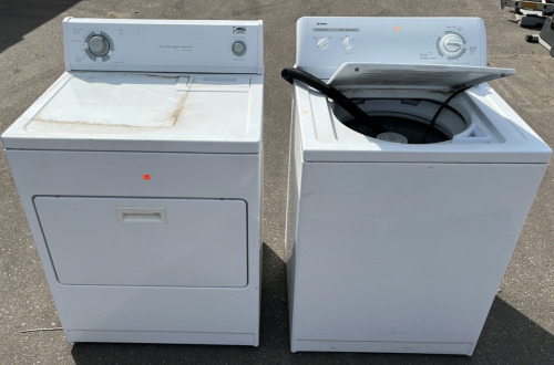 Estate By Whirlpool Dryer and Kenmore Washer ( Untested) Please Inspect