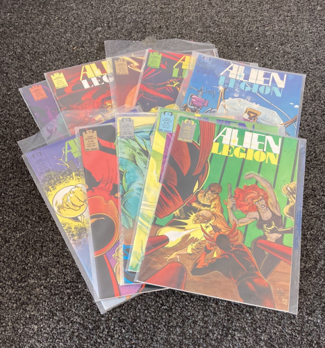 Alien Legion Comic Books (10)