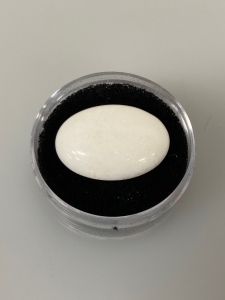 25.20 Ct Natural White Jade Gemstone Cabochon