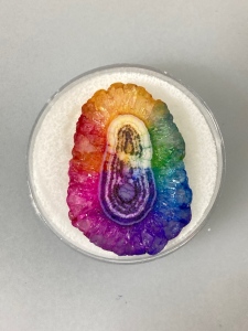 52.25 Ct Multi Color Druzy Quartz Gemstone Cabochon