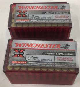 (100) New Sealed Winchester Super X 17 HMR 20GR Ammunition Cartridges