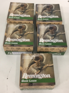 (125) Remington Game Loads 12 Guage 2-3/4” 6-Shot Shotgun Shells