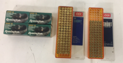 (175) CCI .22 Short Ammunition Cartridge’s (200) Remington Viper 22 .22Lr Ammunition Cartridge’s