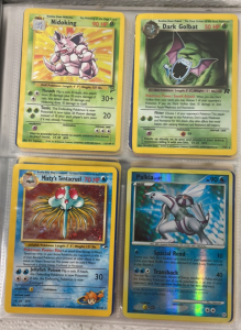 Mini Binder Full Of 1st Edition 1995-2012 Pok&eacute;mon Cards With Some Rares