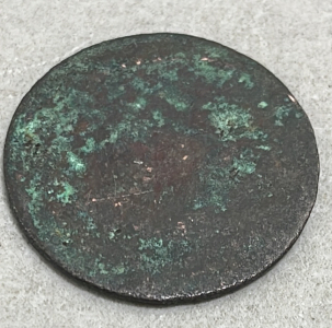 (1) Pre- United States Colonial 1/2 Penny, Copper