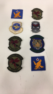 (8) Original US Air Force USAF Vietnam Era Patches Badges Including 390th Aircraft Maintenance Unit &ldquo; Raven Keepers&rdquo;