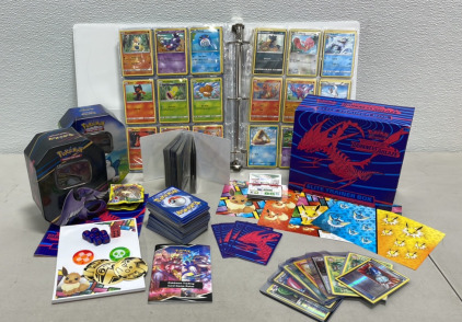 (1) Huge Pok&eacute;mon Card Collection Generations 1-8 W/ Collectors Containers