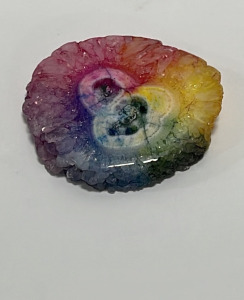 (1) 111.65ct. Rainbow Solar Quartz Gemstone Cabochon