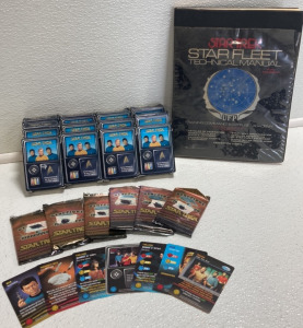 Large Collection of Star Trek (Original Series) Cards and Star Fleet Technical Manual