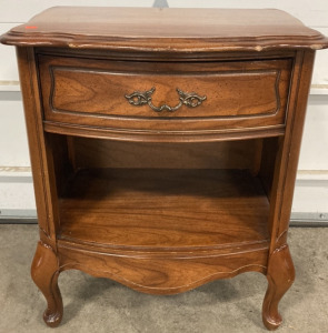 Wood Nightstand w/ Drawer