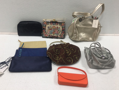 Assorted Purses And Makeup Bags