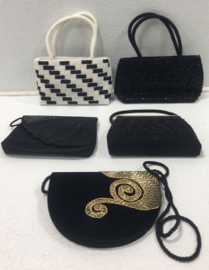 (5) Beaded Purses