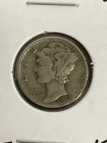 1943-D Silver Mercury Dime