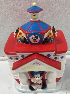 Walt Disney Mickey Mouse House Home Cookie Jar